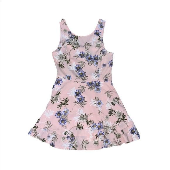 Xtraordinary Dresses & Skirts - Xtraordinary Floral Tiered Mini Dress Pink Blue Size L
